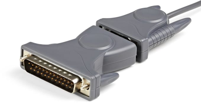 StarTech.com ICUSB232DB25 USB to RS232 DB9/DB25 Serial Adapter Cable - M/M