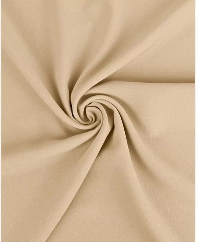Texturé stof uni - Beige 52 - 1 meter