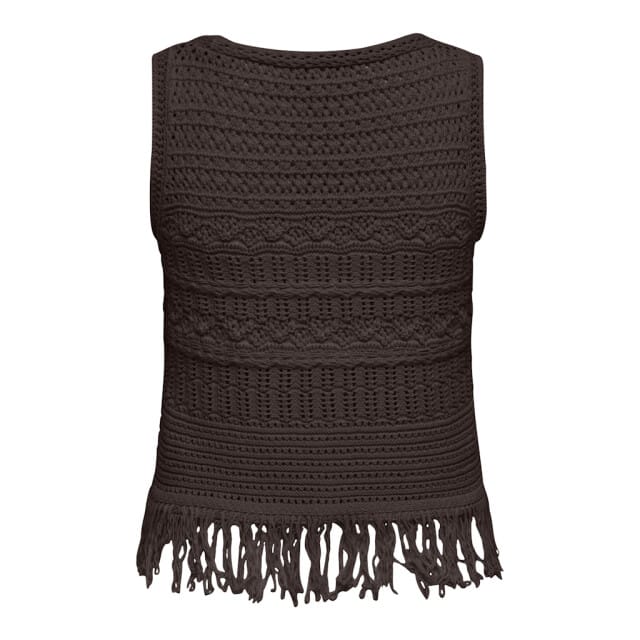 Only Lalix Fringe Gile - Dames Geen mouw - Mole FMOP Button