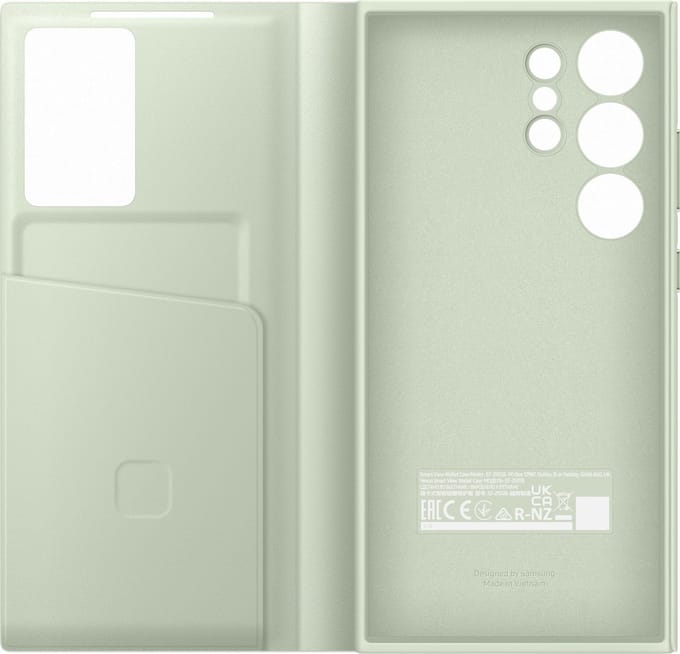 Samsung Smart View Wallet Case - Geschikt voor Samsung Galaxy S24 Ultra - Light Green