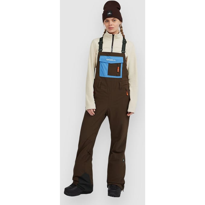O´neill Fwc Peak Bib Broek Bruin M Vrouw