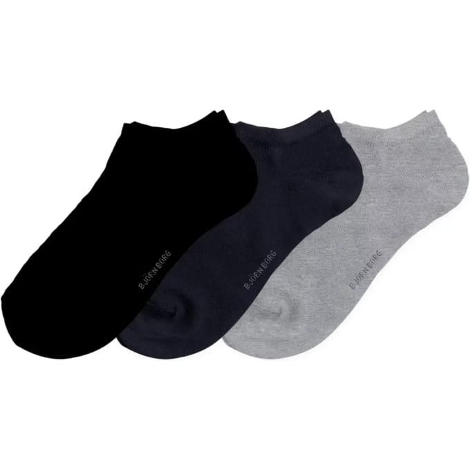 Björn Borg unisex essential 3P sneakersokken multi