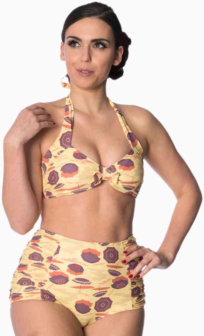 Dancing Days - PARASOL BUILT UP HALTER Bikinitop - M - Creme