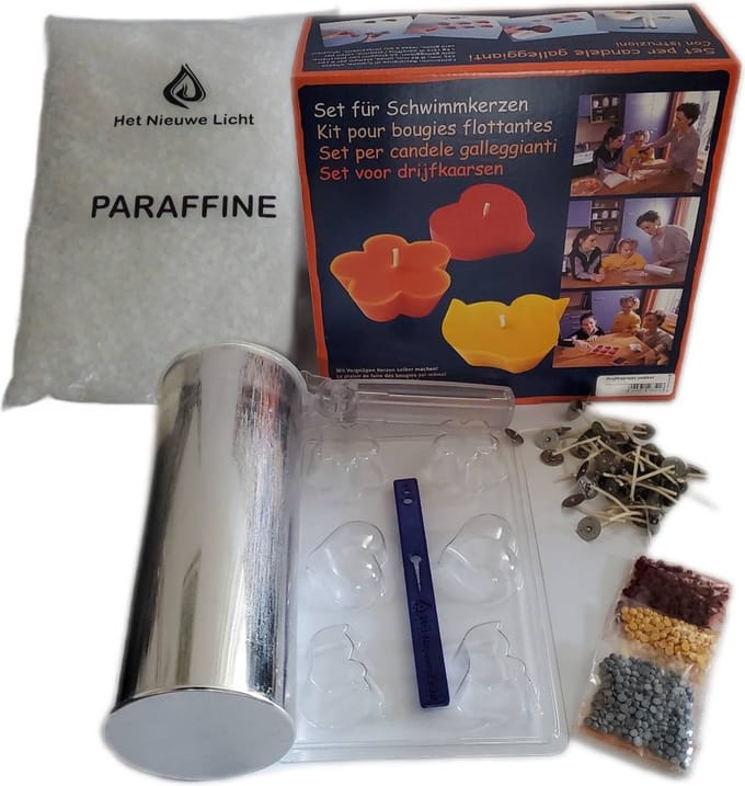 Drijfkaarsjes maken | DIY | kaarsen maken | start pakket | met pitklem