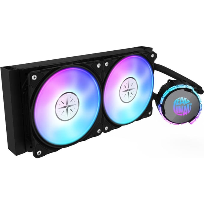 ZEAGINAL 240 ARGB Geïntegreerde CPU-waterkoelingradiator met krachtige PWM-pomp hoog zwart