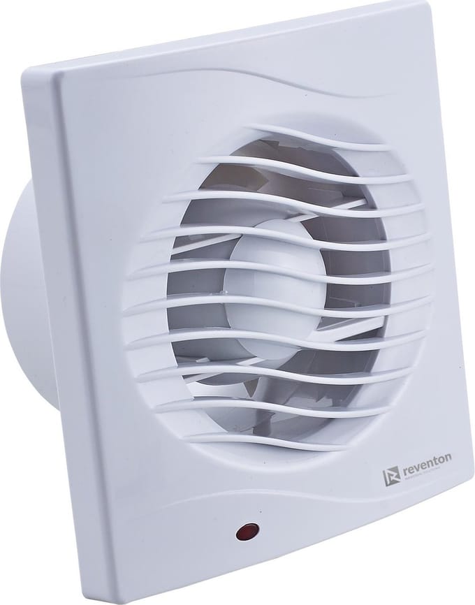 Reventon Code 100T - Ventilator 130 m³/h met timer - ø 100 mm - Wit