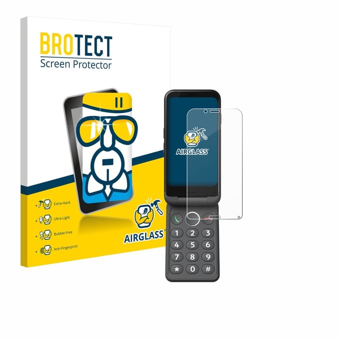 Screenprotector voor Doro Aurora A20 Beschermglas transparant