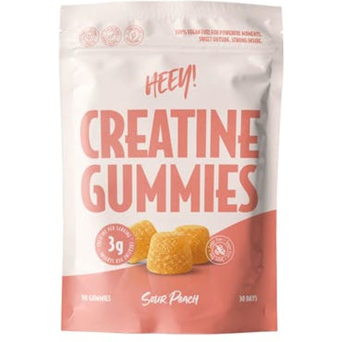 Heey! Creatine Gummies Sour Peach 90 st
