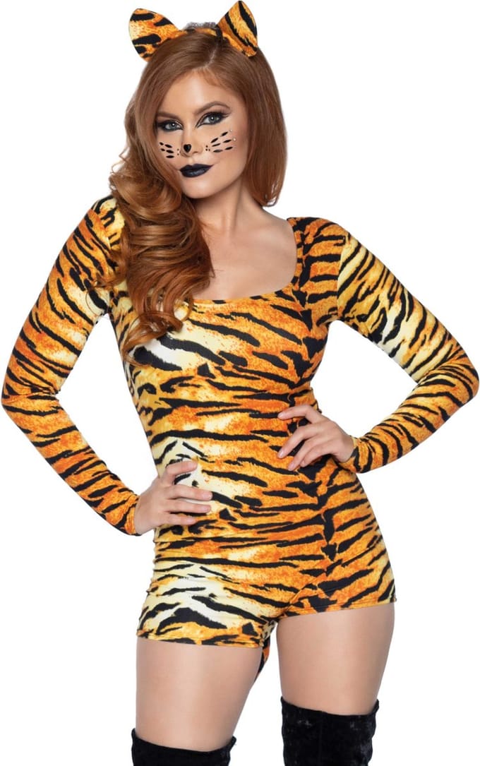 Dames jumpsuit Leg Avenue Tiger