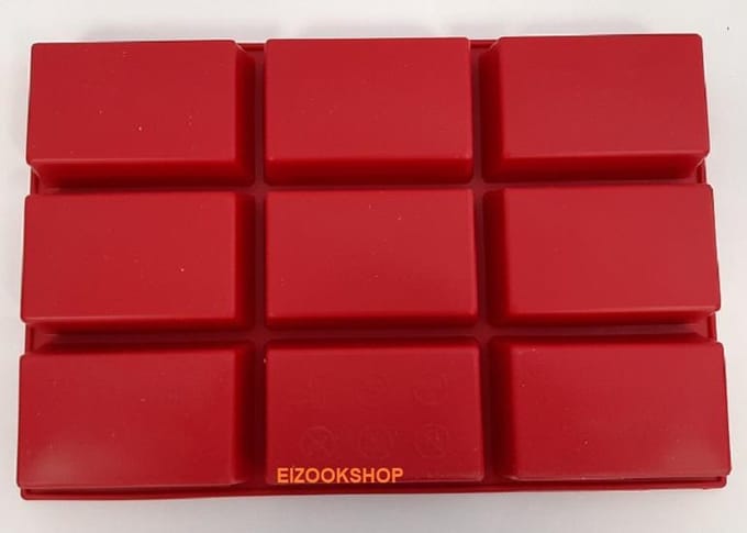 Eizook Brownie - Cake Vorm - 9 vaks - Stevig Silicone