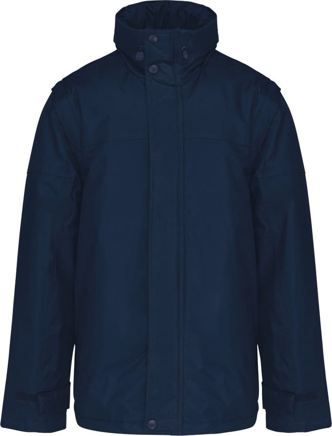 Kariban Jack met afneembare mouwen heren K693 - Navy - M