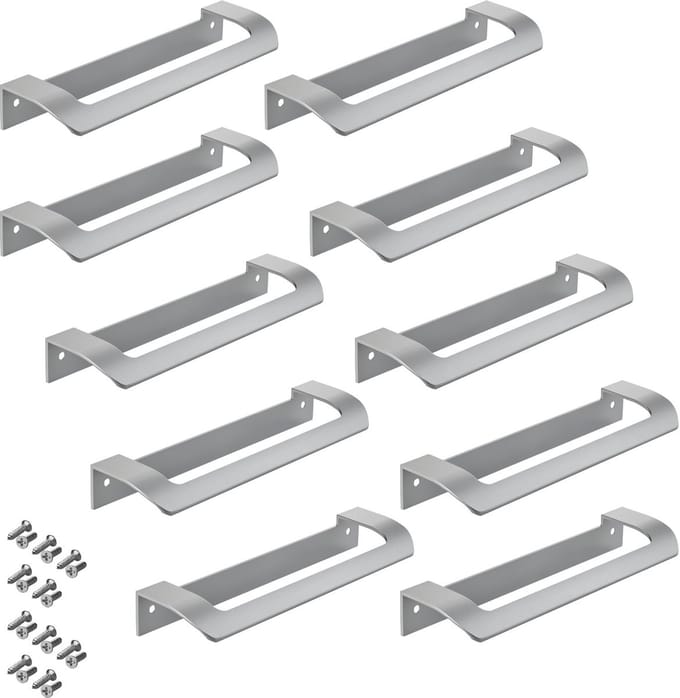 10 x Meubelgreep LYS Boorgatafstand 160 mm Chroom mat Design handgreep van SOTECH