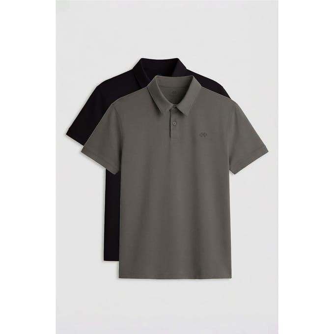 Heren Katoenmix Polo T-Shirt