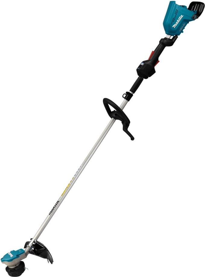 Makita DUR368LPT2 LXT 2x18V Bosmaaier D-greep incl 2x5Ah accu's en dubbellader