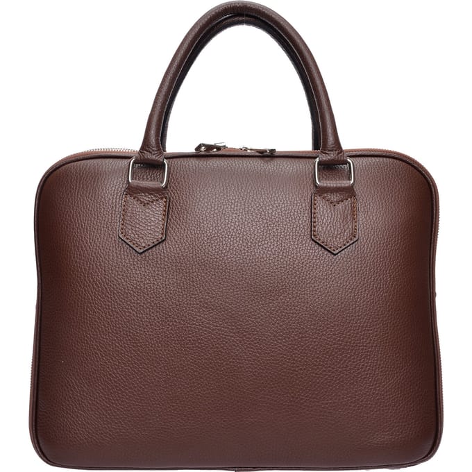 Luisa Vannini Bordeauxrood Rundleer Tas