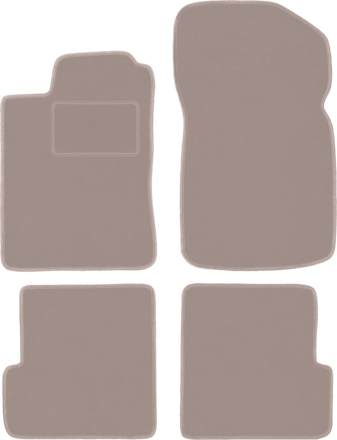 Beige veloursmatten voor: Renault Megane I cabrio, coupé (1995-2002)