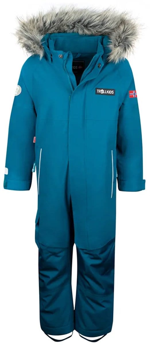 Trollkids Kirkenes Racepak Blauw 116 cm Kinderen