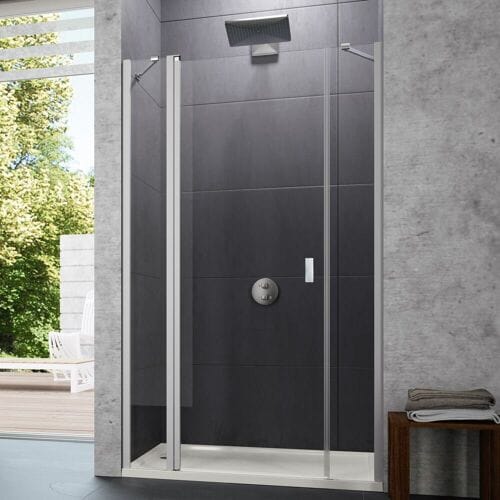 HÜPPE Design pure 4-corner swing door with fixed and side 120 x 200 cm 8P7308092322