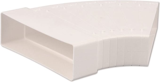 Nedco Hoekstuk 204x60mm horizontaal 45 graden