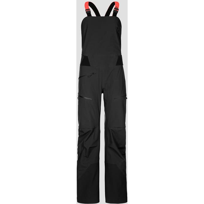 Ortovox 3L Deep Shell Bib Pants zwart
