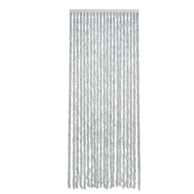 2LIF Martinique Wit-Grijs XL Vliegengordijn deur - 90 x 230 cm