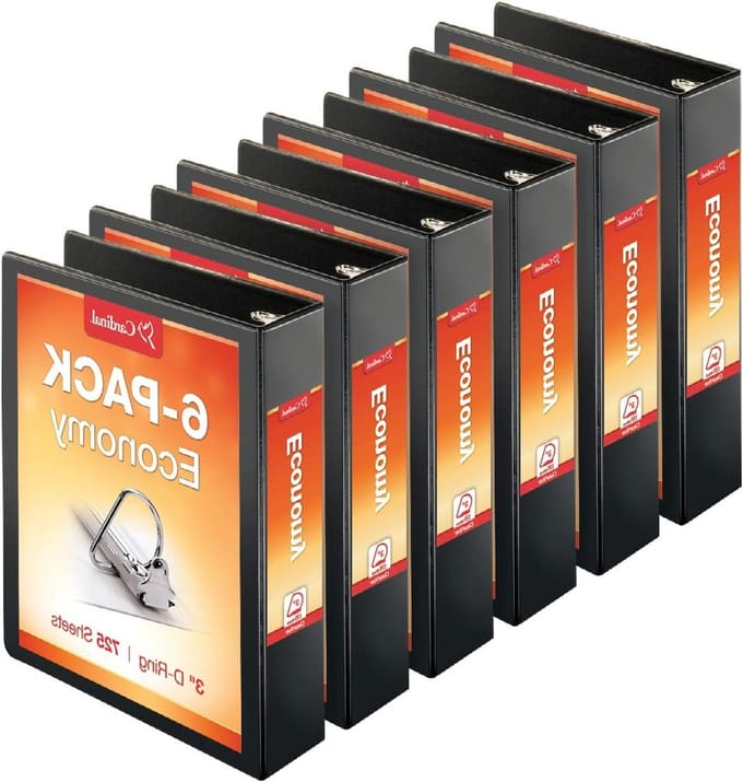Ringbanden Zwart - Ordners Map - Documenten Organiseren - XtraLife Hinge Duurzaamheid - 76 cm - Zwart