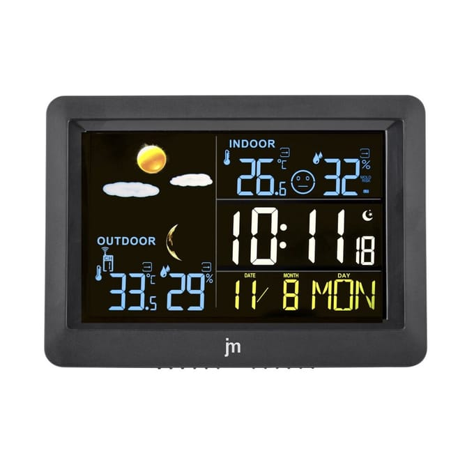 Just a Minute | Weerstation met wekkerfunctie | HD display