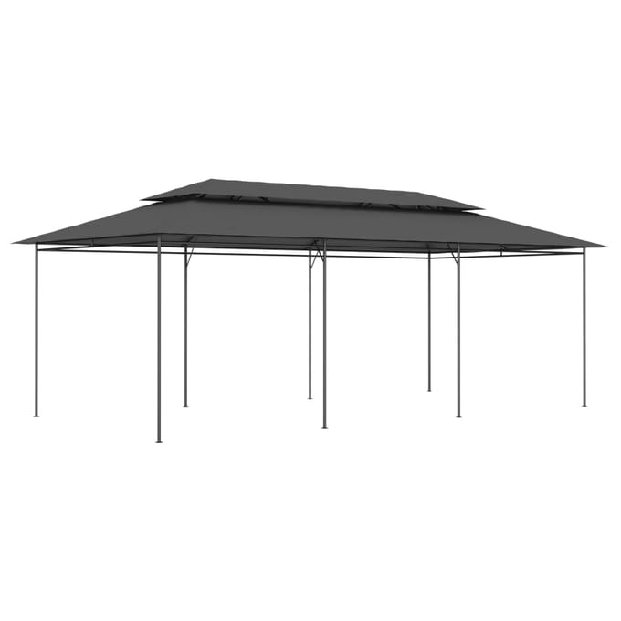 vidaXL - Prieel - 600x298x270 - cm - antraciet