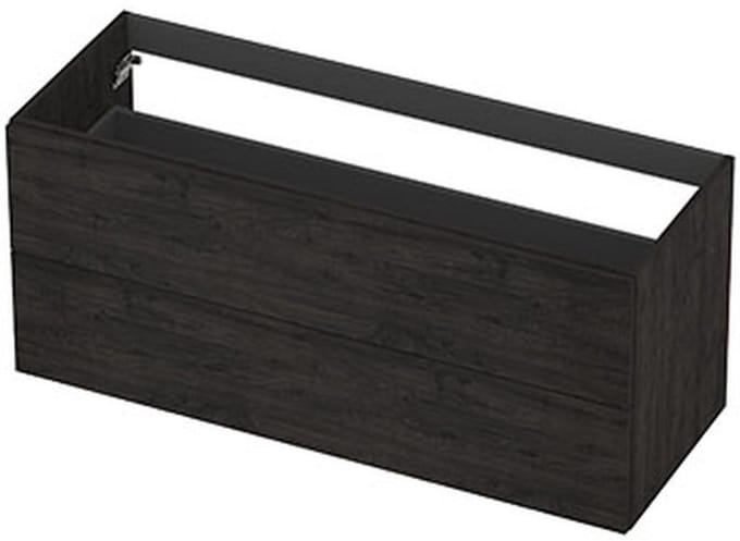 INK - Onderkast 2L Decor Softclose Tbv Greep - 1200x450x520 Mm - Houtskool Eiken