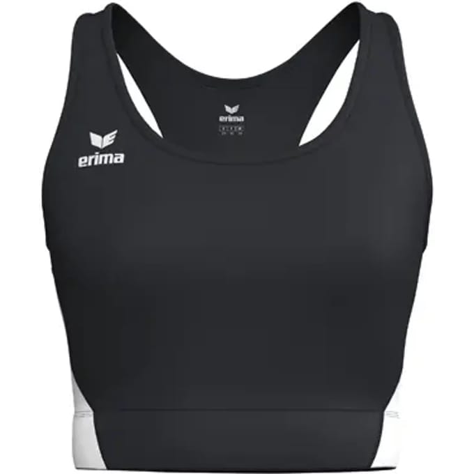 Erima T&F Wings Bra Dames - Zwart / Wit | Maat: 32