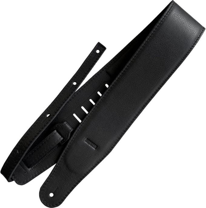 Richter 1802 Black Raw III Pad Nappa Guitar Strap