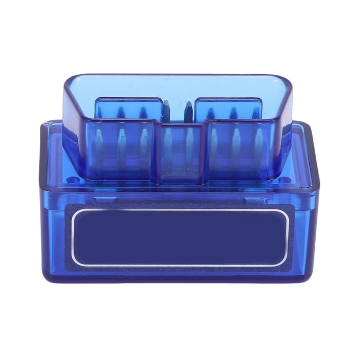 Outil Scanner OBD Bluetooth Prise en charge pour ELM327 Double Mode 5.1Bluetooth V2.1 Lecteur de Codes de Voiture Sans Fil pour Téléphones PC blue