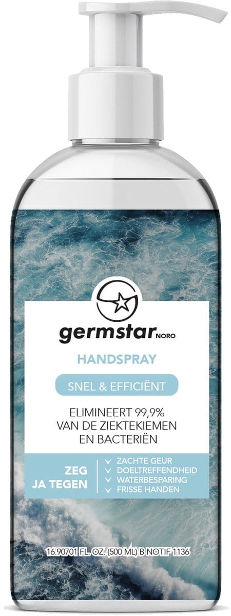 Germstar Pompfles – 474ml – per 3 stuks