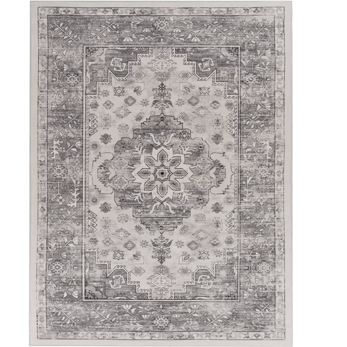 Wasbaar tapijt Sami grijs  240x340 cm