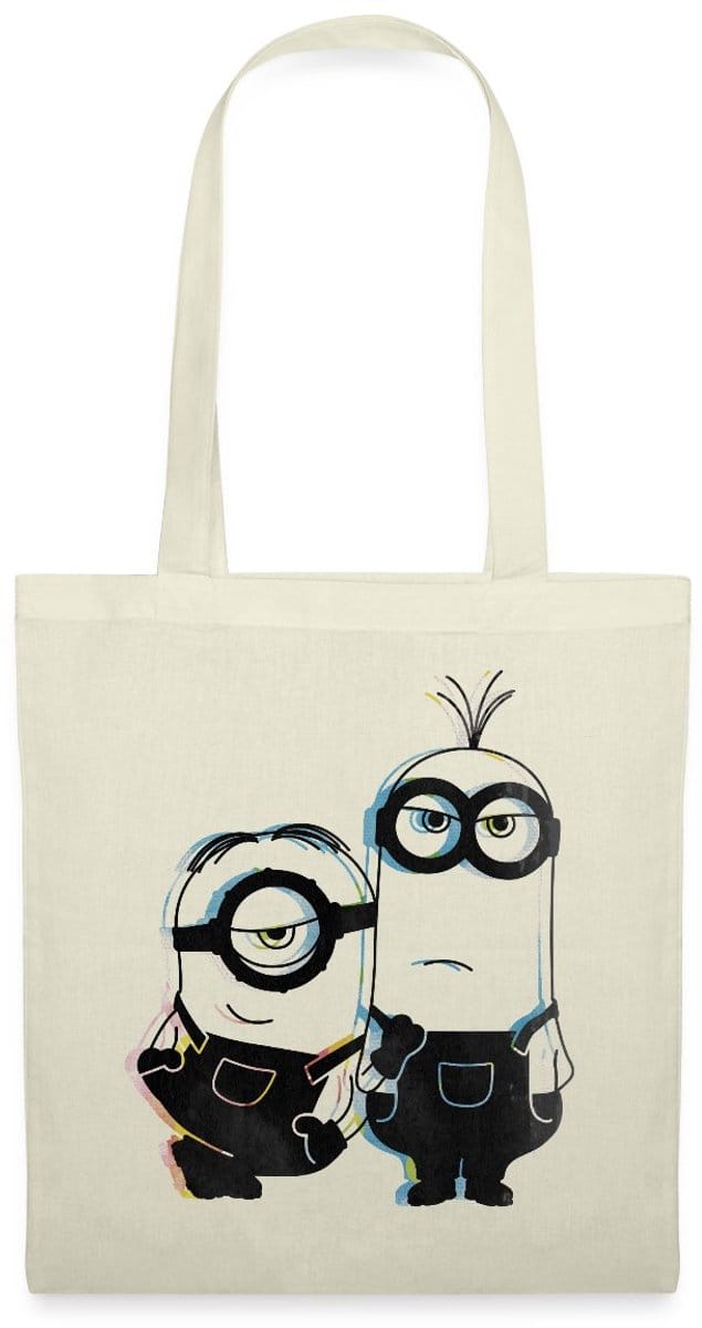 Minions Stuart En Kevin Glitch Tas Van Stof Schoudertas