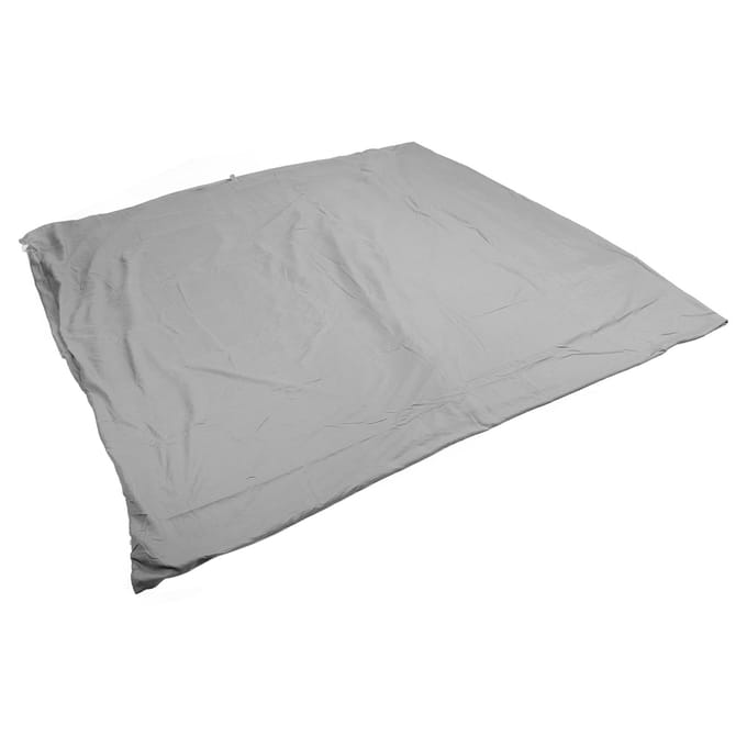 200x210cm Slaapzakvoering Herbruikbare Reis Camping Zak Lakens Hotel Scheidingslaken voor Zaken gray