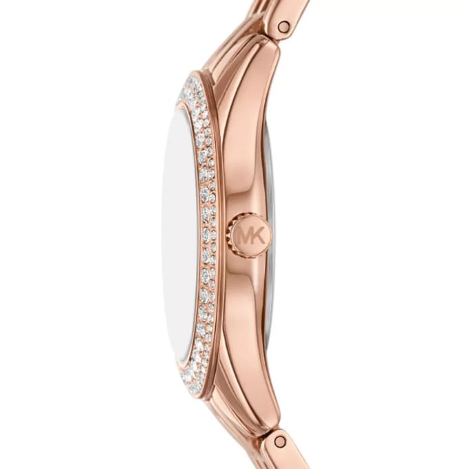 Michael Kors Mini Harlowe Dames Horloge Roségoud MK4845