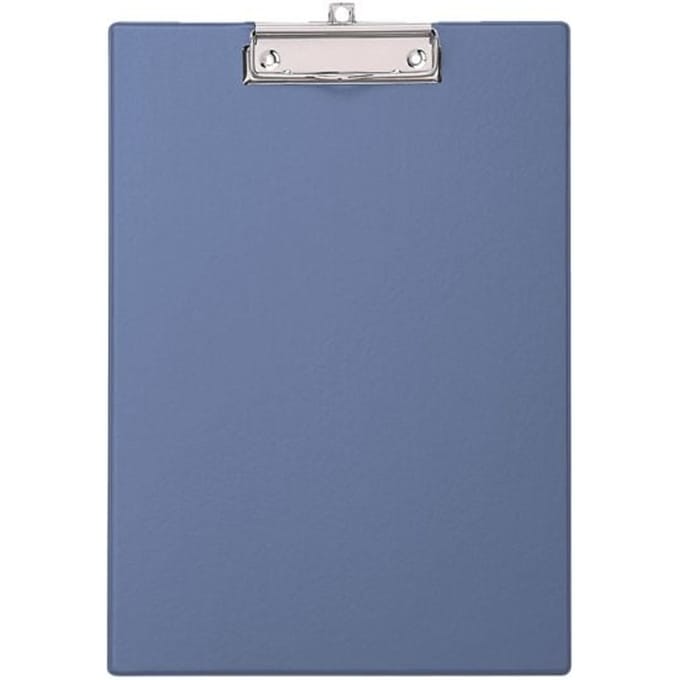 MAUL klembord - met PVC folie - A4 - met ophangoog - blauw