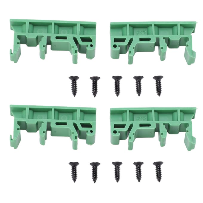 2 Sets C45 DIN Rail Montagebeugel voor Printplaat Geïsoleerd voor PCB Elektronische Schakelapparaten blue