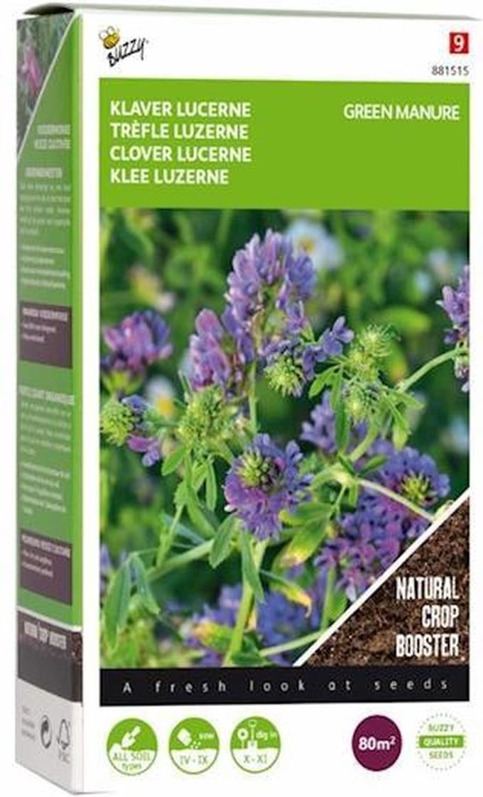 Buzzy Groenbemester Klaver Lucerne 200g
