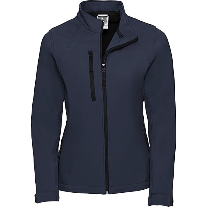 Russell Dames/dames Soft Shell-jas (Franse marine)