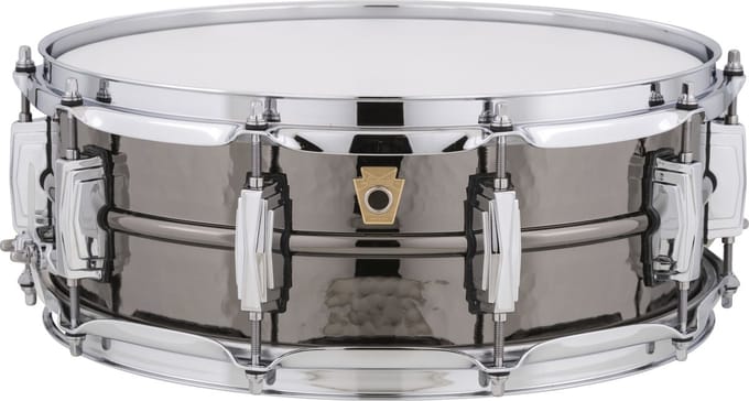 Ludwig Black Beauty Snare LB416K, 14"x5", Hammered - Snaredrum