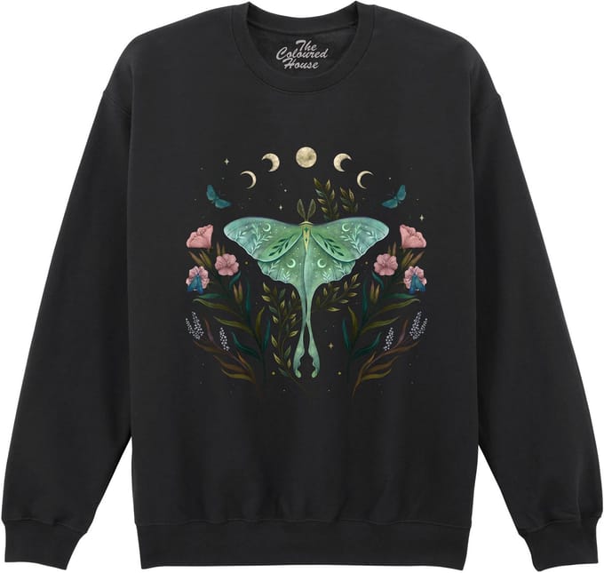 Vlinder Bloemen Luna And Forester The Coloured House Sweater M