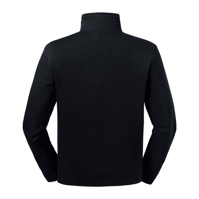 Russell Heren Authentieke Kwartier Ritssweatshirt (Zwart)