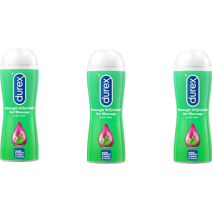 Durex Play Massage en Glijmiddel - 3 Pak