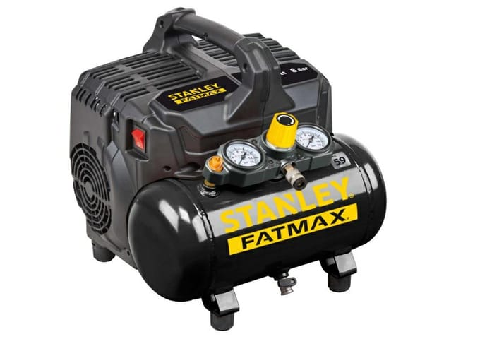 Stanley Luchtcompressor DST 101/8/6 FMXCM00 - Olievrij - 8 Bar - Max. 59dB - Zwart
