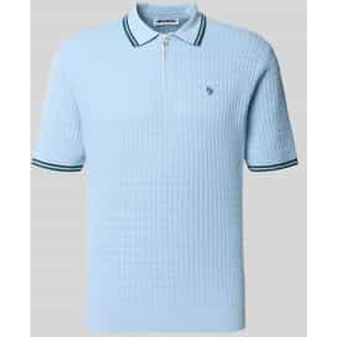 slim fit poloshirt in brei-look