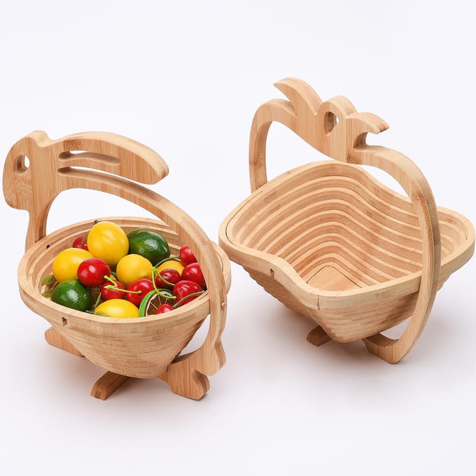 Bamboe Opvouwbare Fruitmand