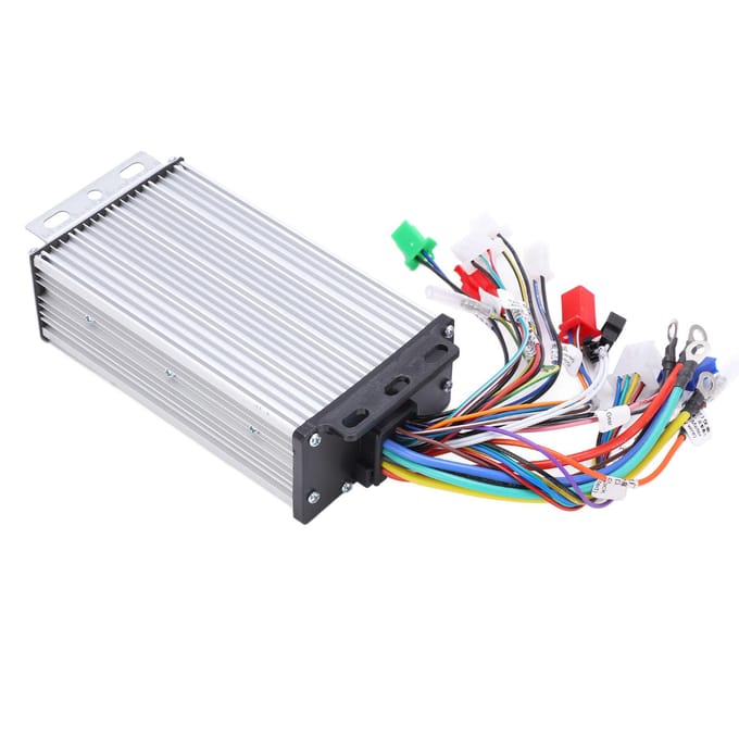 Borstelloze Motor Controller 12 Buis Dubbele Modus Elektrische Fiets Accessoires voor Scooters 50V‑72V white
