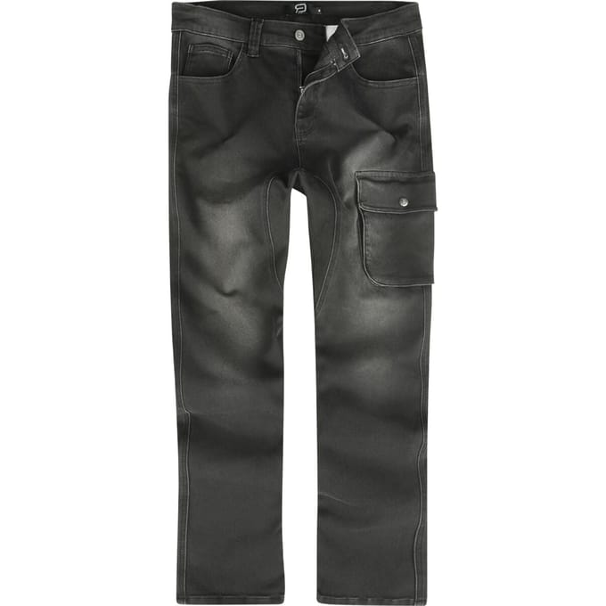 R.E.D. Rock-Engineered Design zwart/grijze baggy jeans - Heren - S
